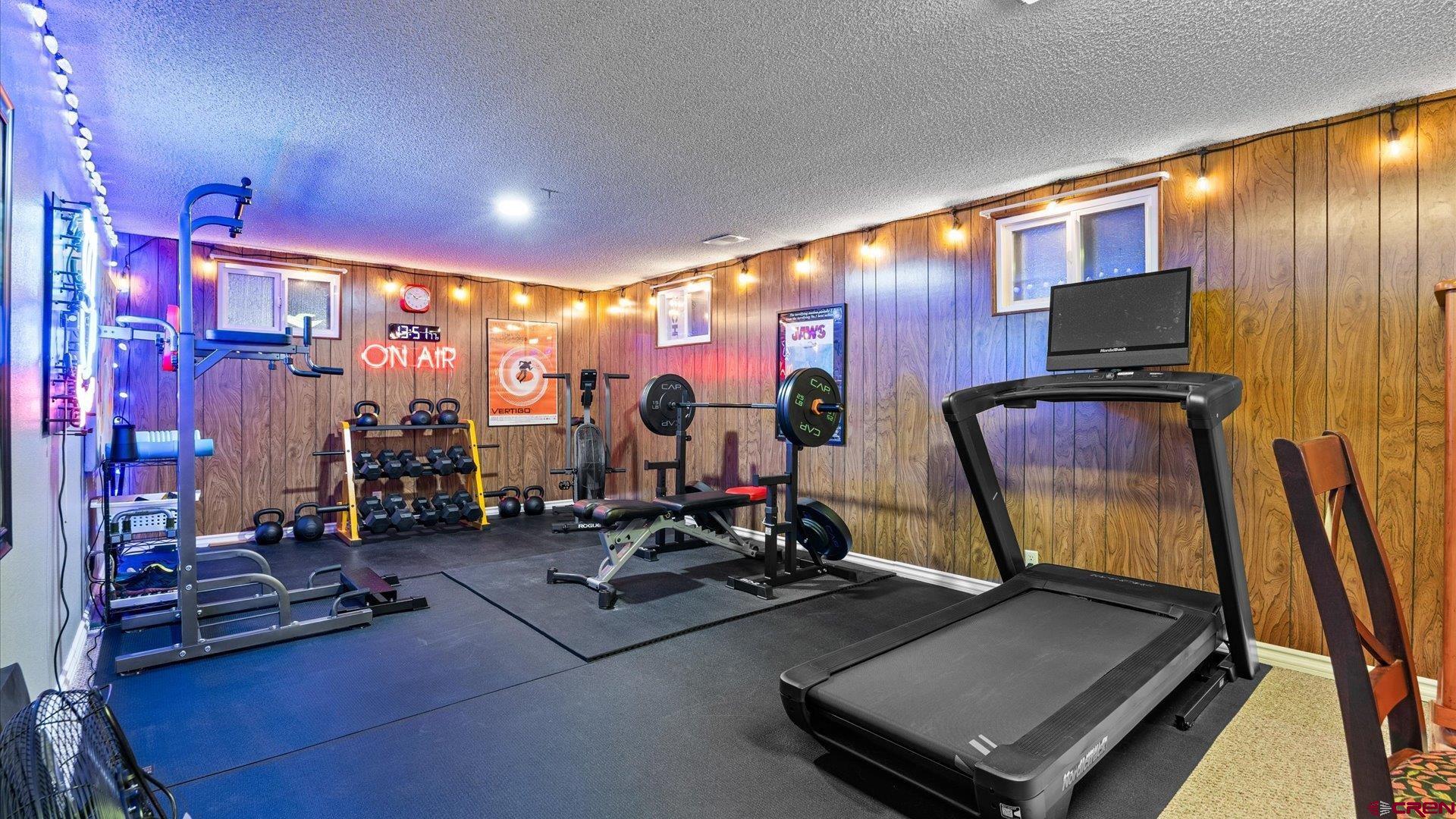 1424 Dover Road Montrose, CO 81401 - Photo 19 of 44 a room with gym equipment equipment and a mirror