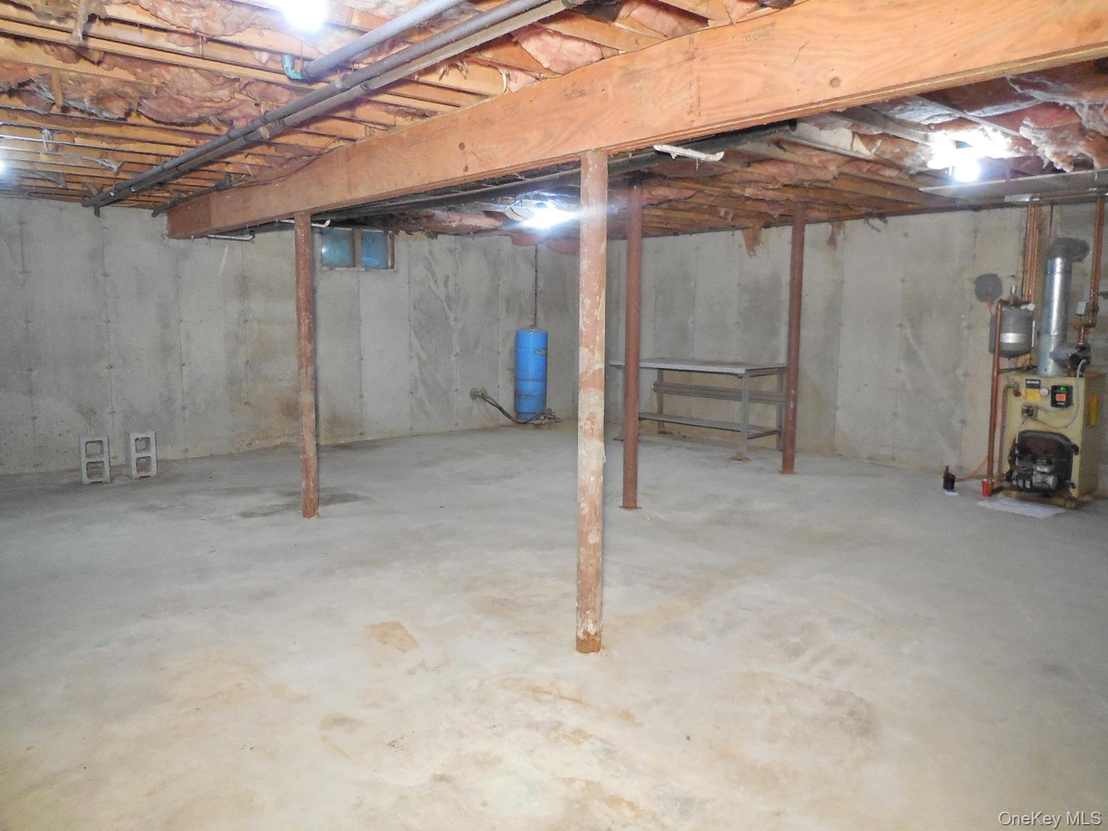 617 Burlingham Road Bloomingburg, NY 12721 - Photo 17 of 39 Full basement, cement floor, furnace just serviced.