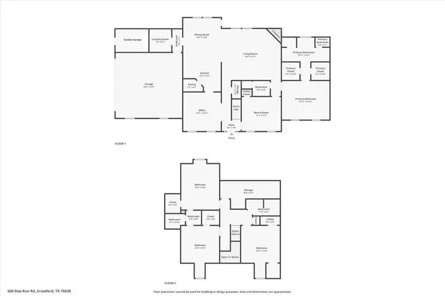 $599,000 | 560 Doe Run Road, Crawford, TX 76638