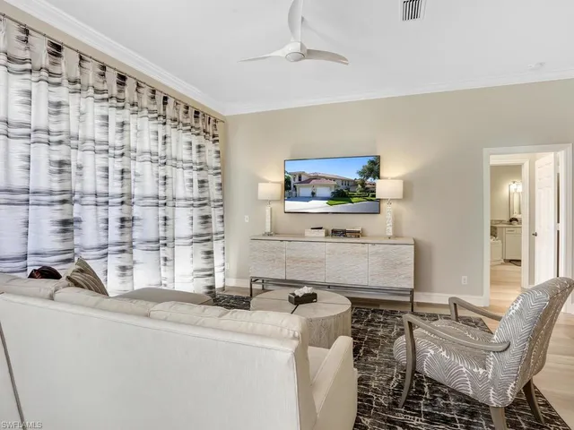 a room with a couch and a stove