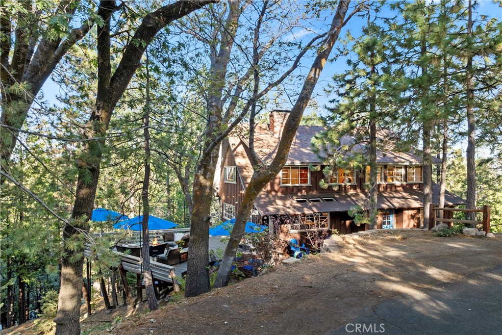 309 Castle Gate Road Lake Arrowhead, CA 92352 - Photo 57 of 58 a view of road with trees