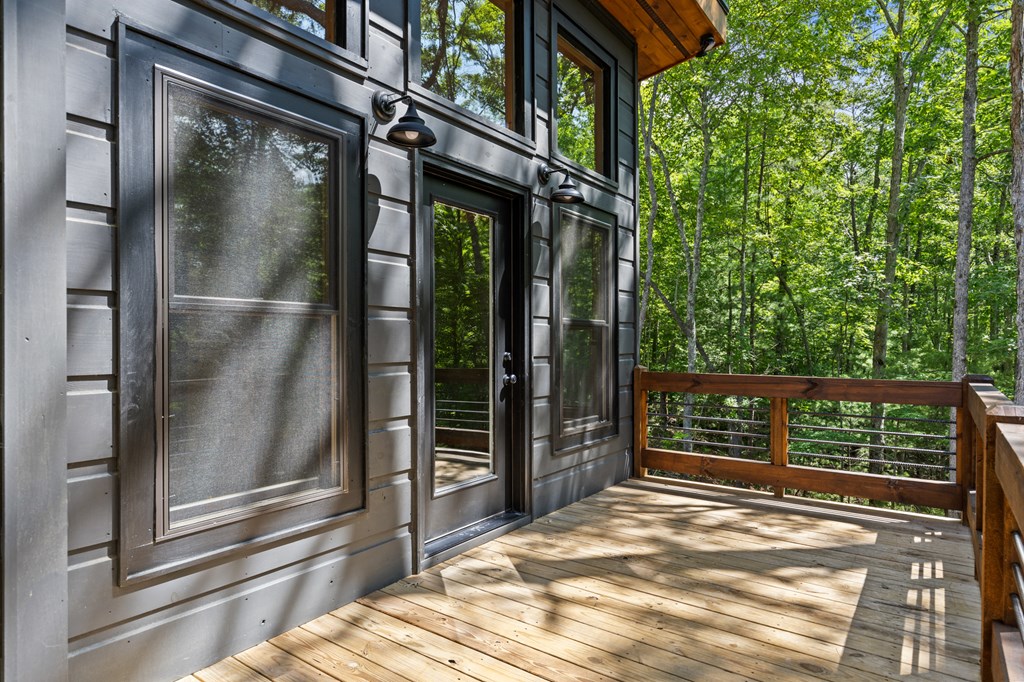 307 Mangum's Trail Blue Ridge, GA 30513 - Photo 35 of 36 a view of outdoor space with deck