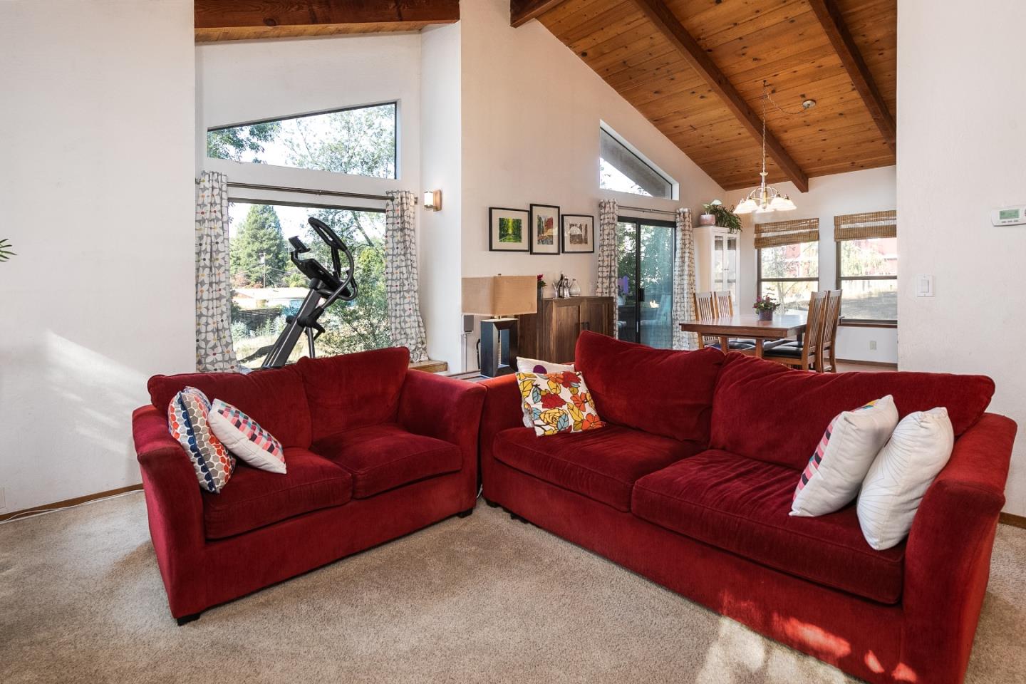 6113 Abbey Road Aptos, CA 95003 - Photo 6 of 20 a living room with furniture and a large window