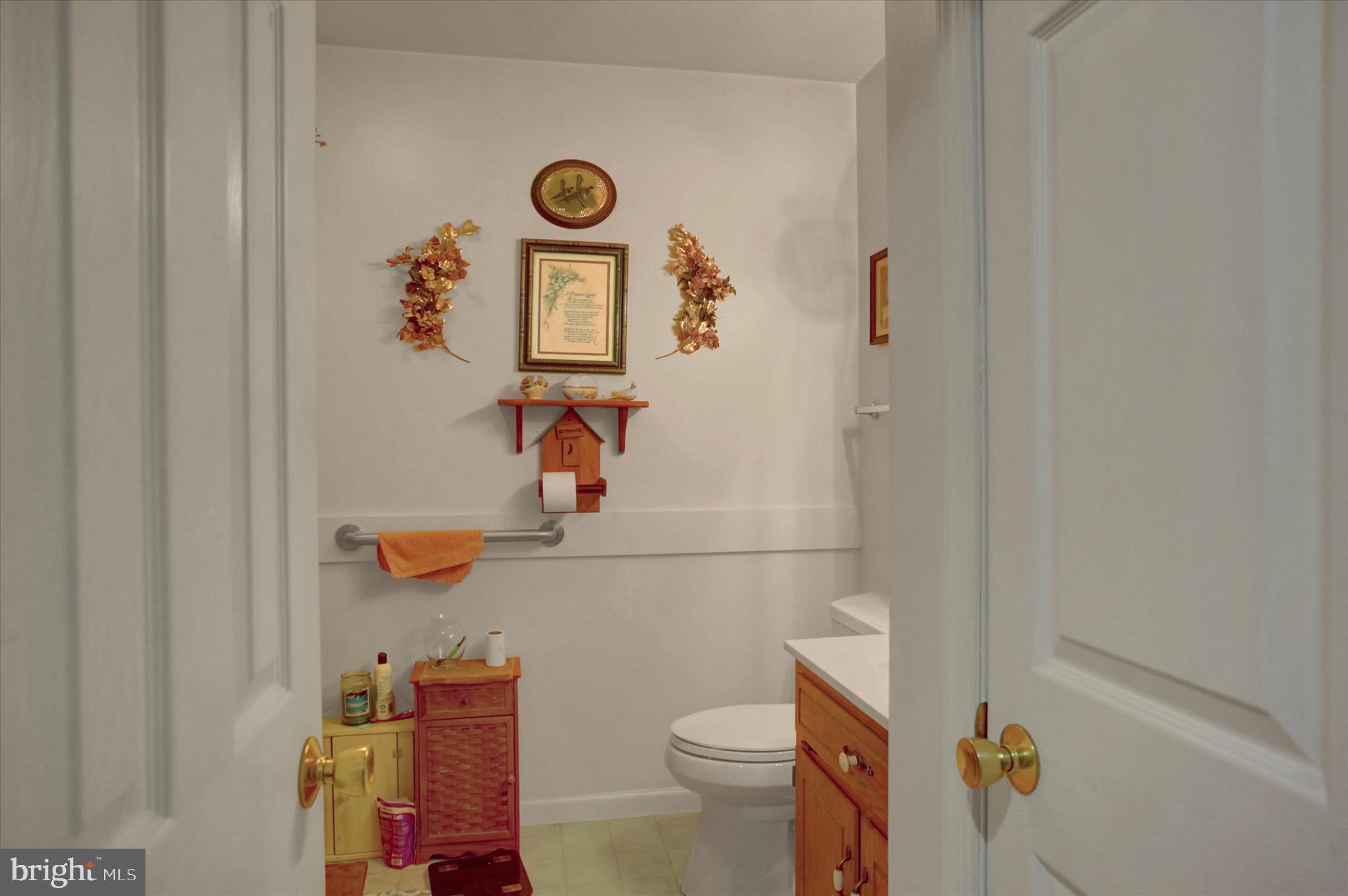 227 Minnich Road Chambersburg, PA 17201 - Photo 17 of 31 a white toilet sitting next to a bathroom sink