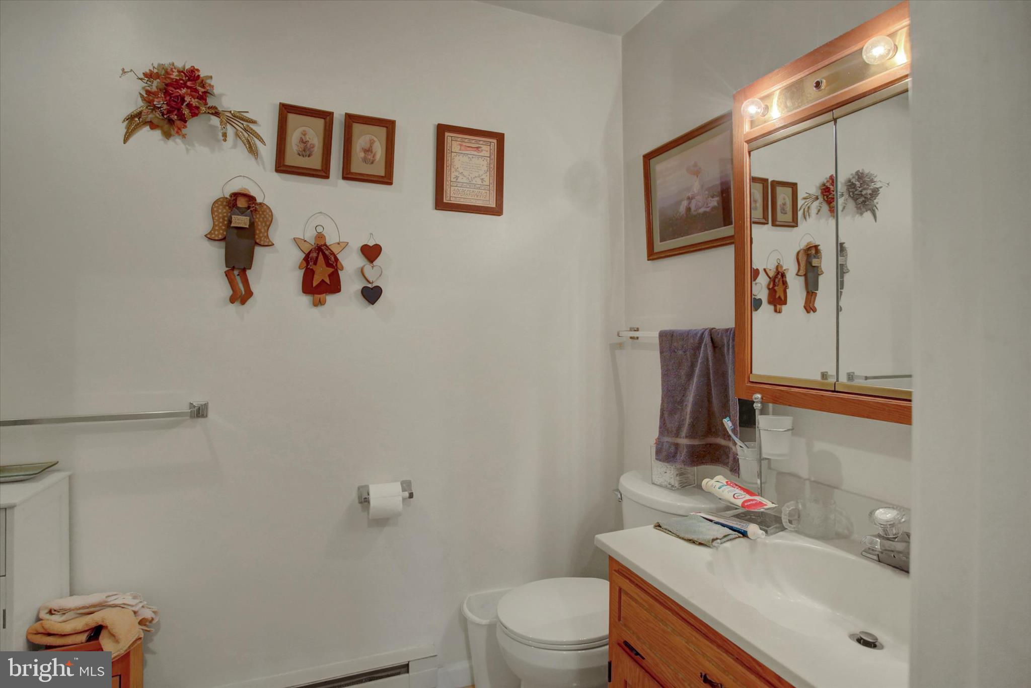 227 Minnich Road Chambersburg, PA 17201 - Photo 21 of 29 a bathroom with a sink mirror and toilet