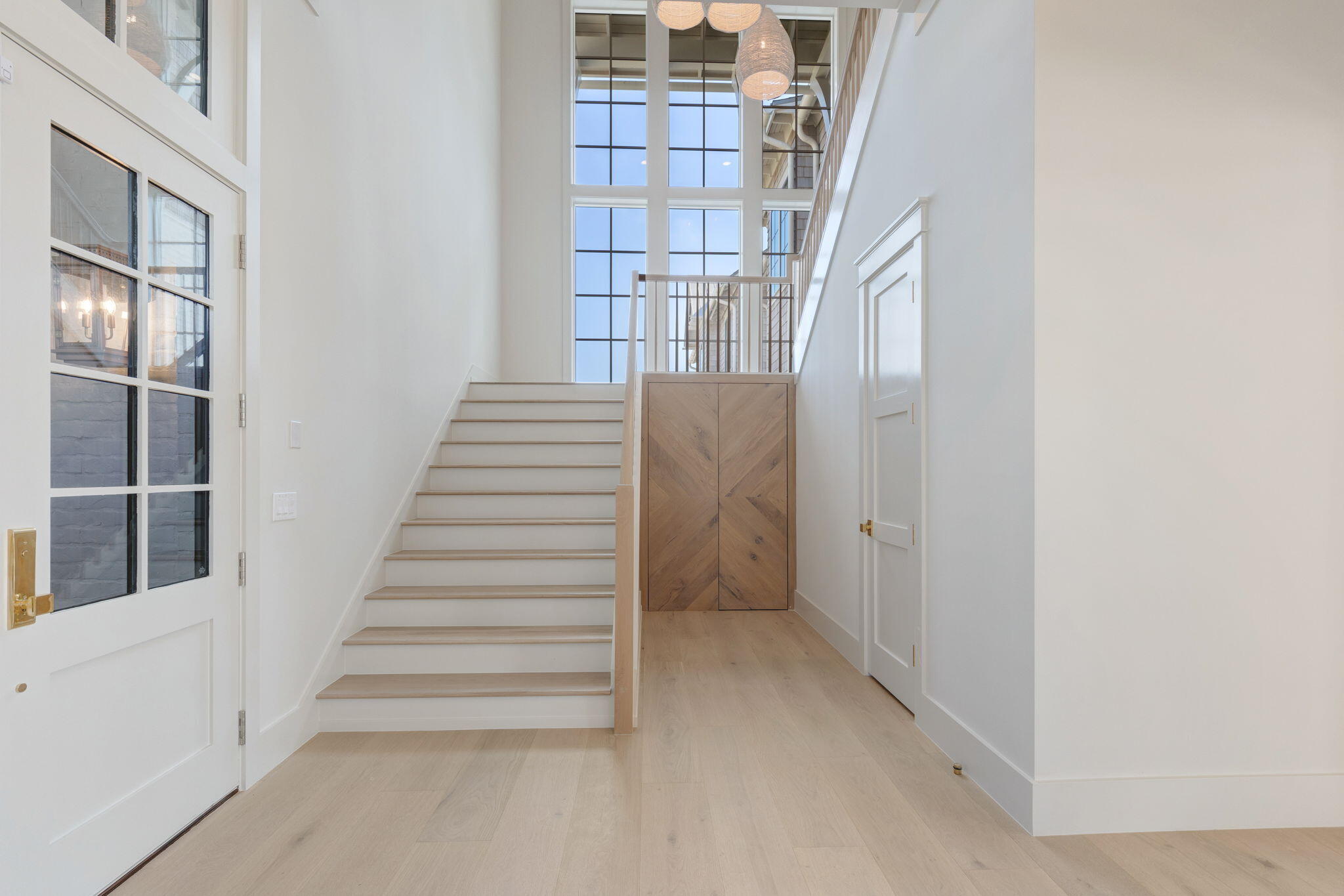 31 Norman Ct Inlet Beach Inlet Beach, FL 32461 - Photo 12 of 104 a view of staircase with white walls and windows