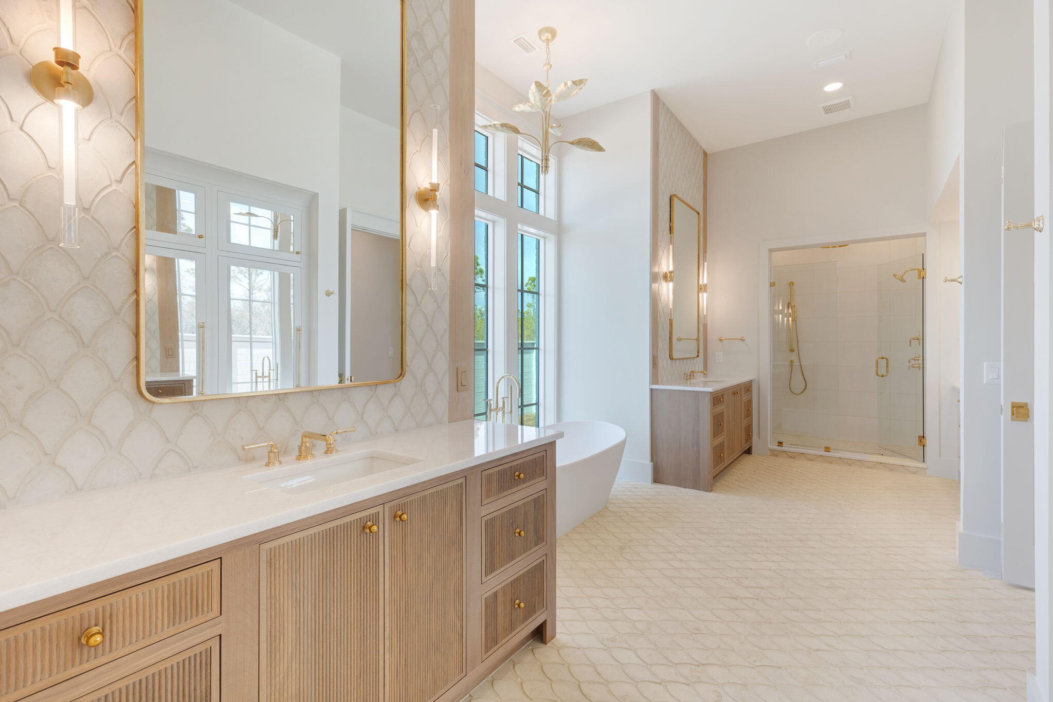 31 Norman Ct Inlet Beach Inlet Beach, FL 32461 - Photo 52 of 104 a bathroom with a double vanity sink mirror and double