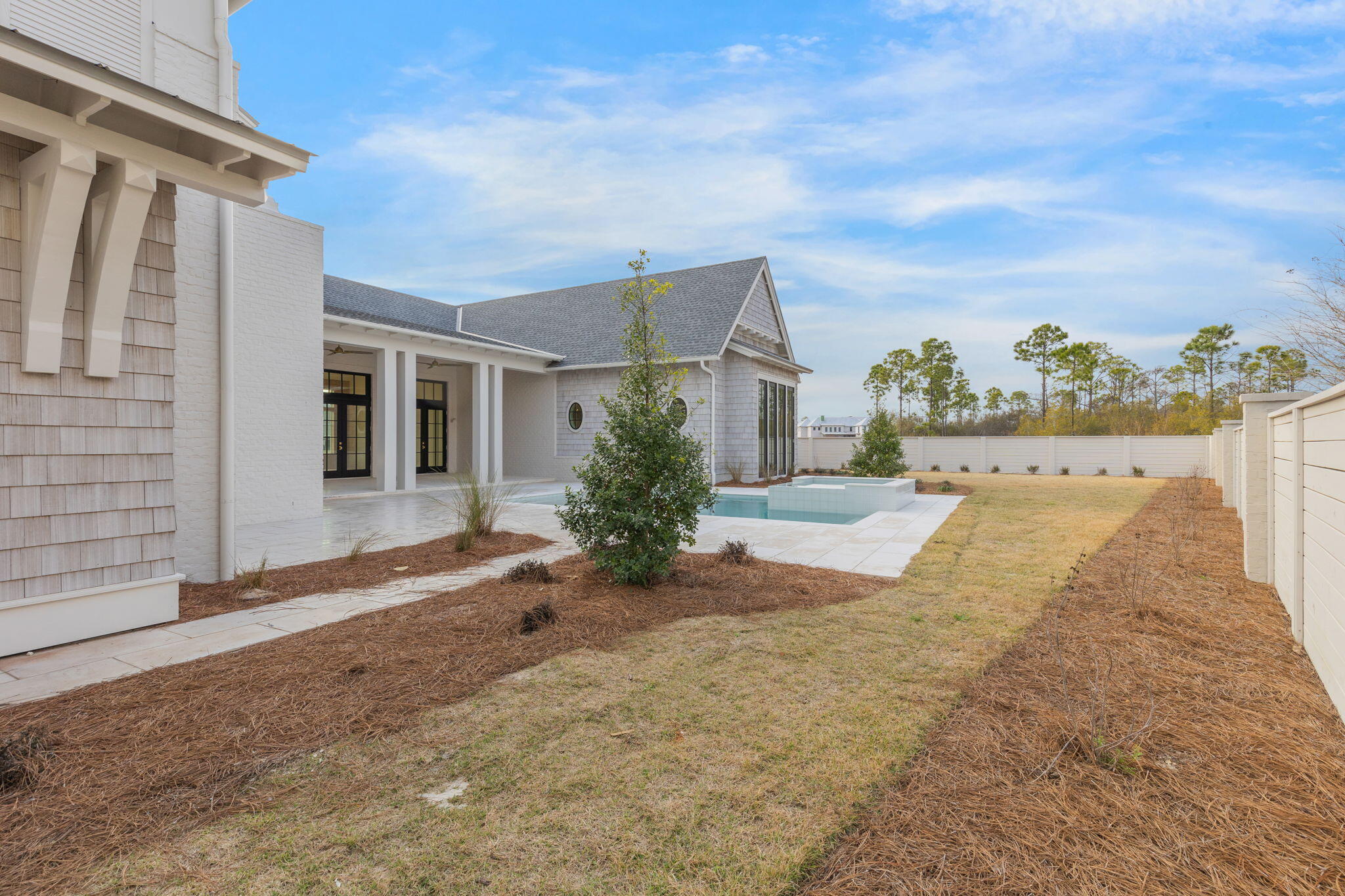31 Norman Ct Inlet Beach Inlet Beach, FL 32461 - Photo 92 of 104 a view of a house with backyard and garden