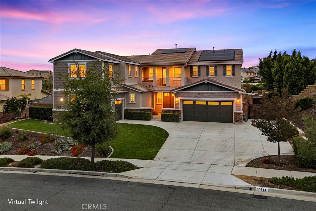 13734 Sweet Avenue Riverside, CA 92503 - Photo 72 of 75 Night time shot of the home. OWNED SOLAR