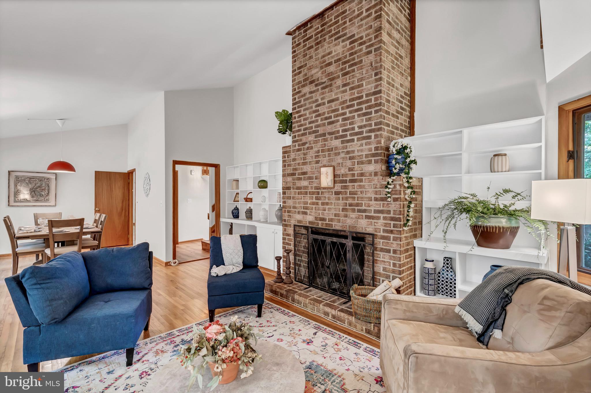 12211 Brookhaven Drive Silver Spring, MD 20902 - Photo 7 of 54 Brick Fireplace