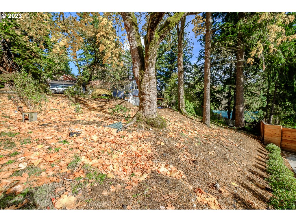 10200 Southwest 61st Avenue, Unit P2 Portland, OR 97219 - Photo 7 of 12 a view of a backyard of the house