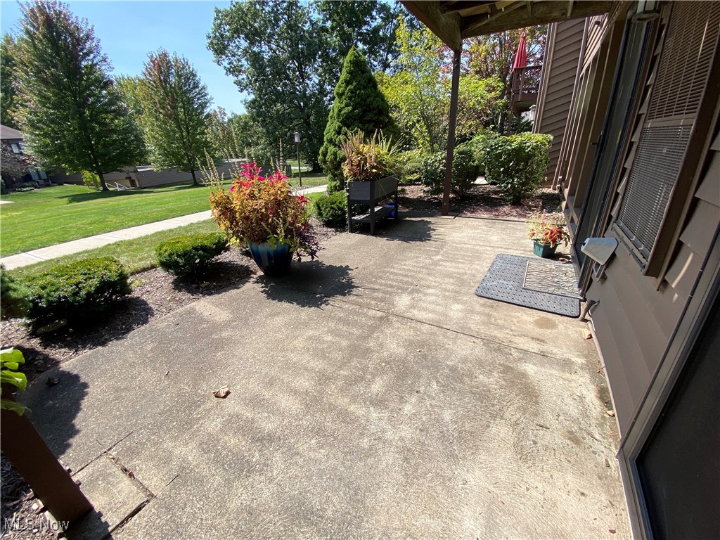 985 Canyon View Road, Unit 102B Northfield, OH 44067 - Photo 15 of 32 View of patio