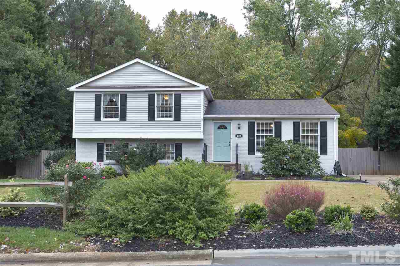 408 Electra Drive Cary, NC 27513 - Photo 2 of 25 a front view of a house with a yard