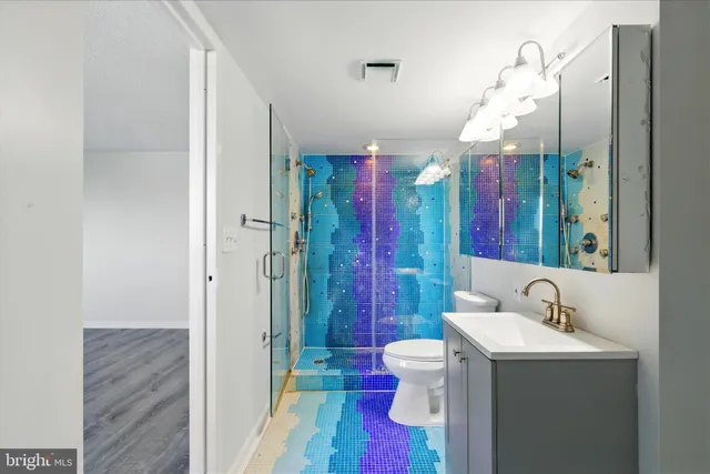 a view of city from a balcony