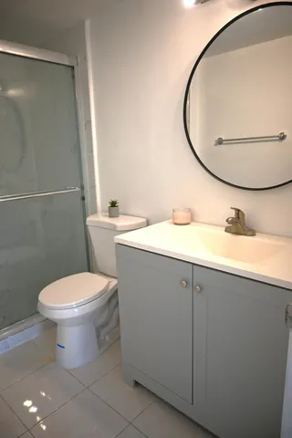 a room with a window