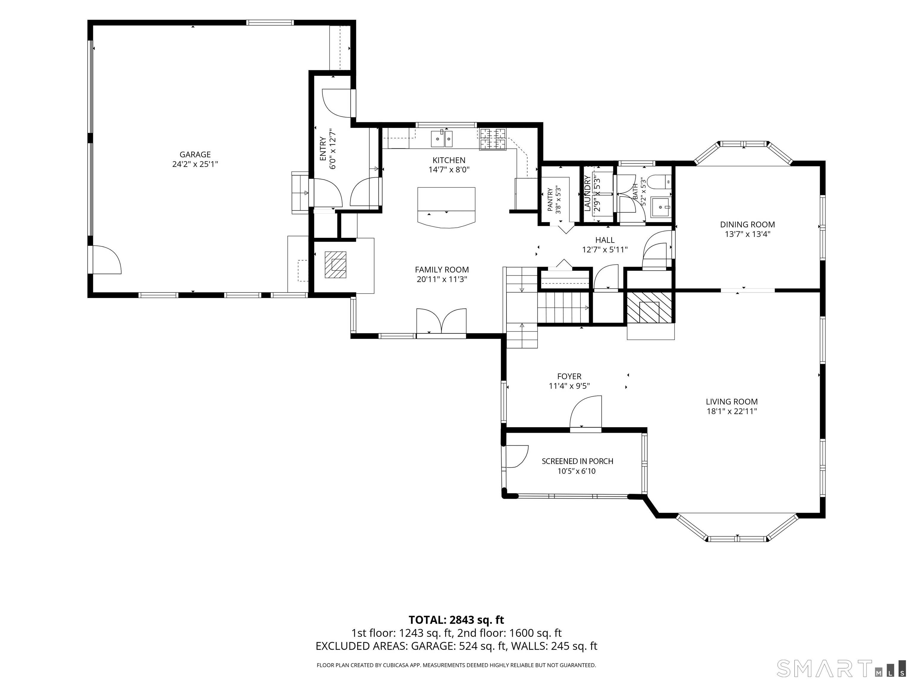 697 Noank Road Groton, CT 06355 - Photo 38 of 39 1st level floor plan