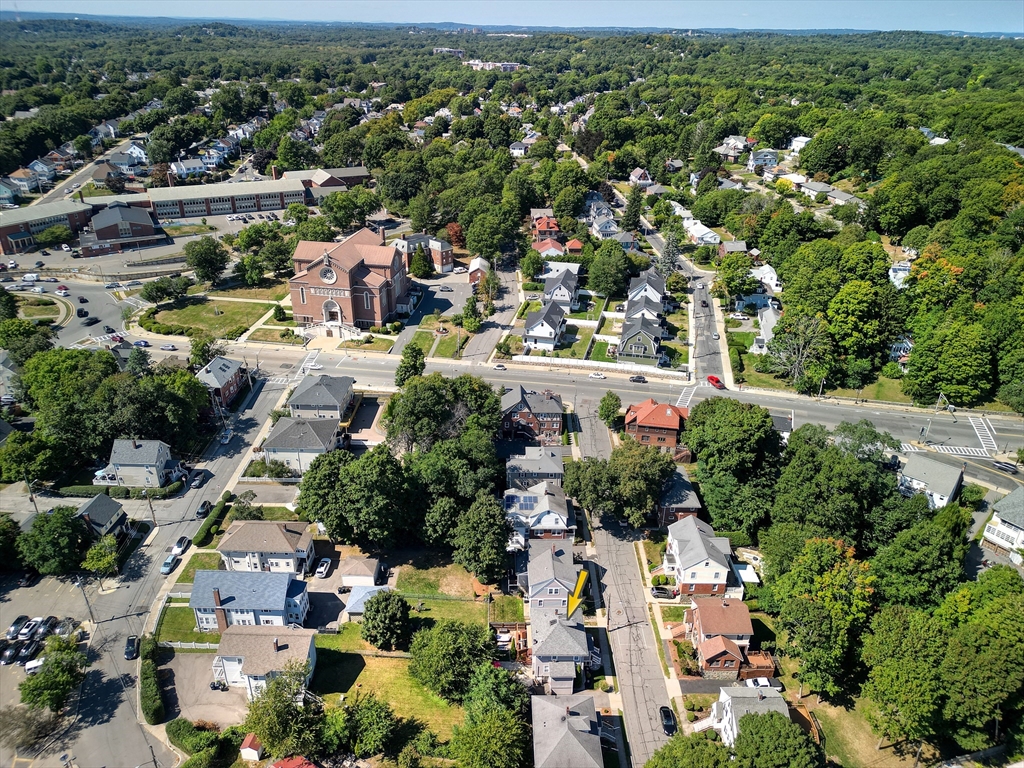 19 Gloria Road Boston, MA 02132 - Photo 40 of 42 an aerial view of residential houses with outdoor space