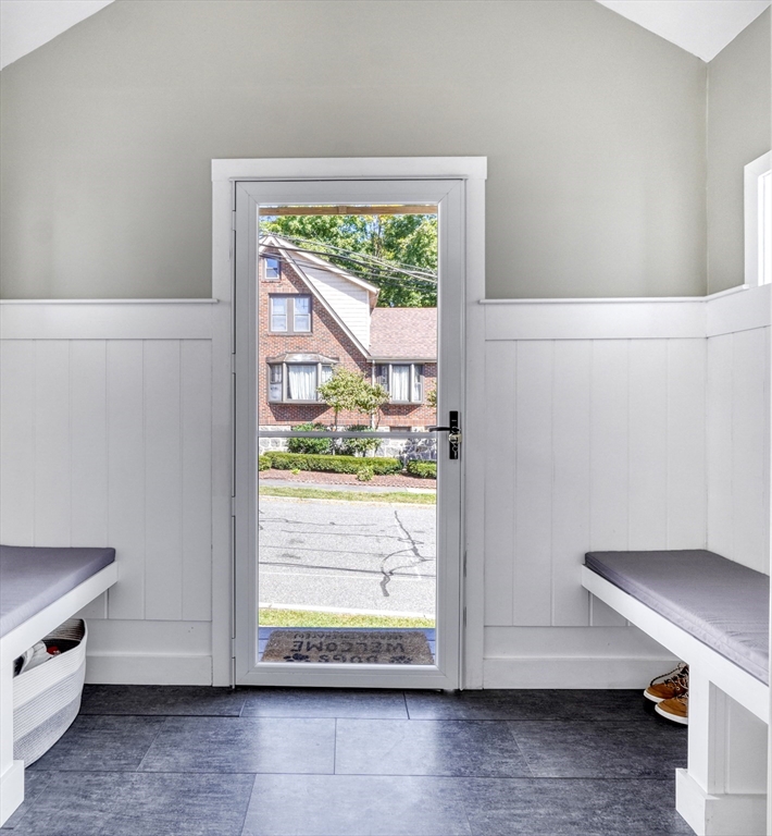 19 Gloria Road Boston, MA 02132 - Photo 4 of 42 a view of front door with wooden floor