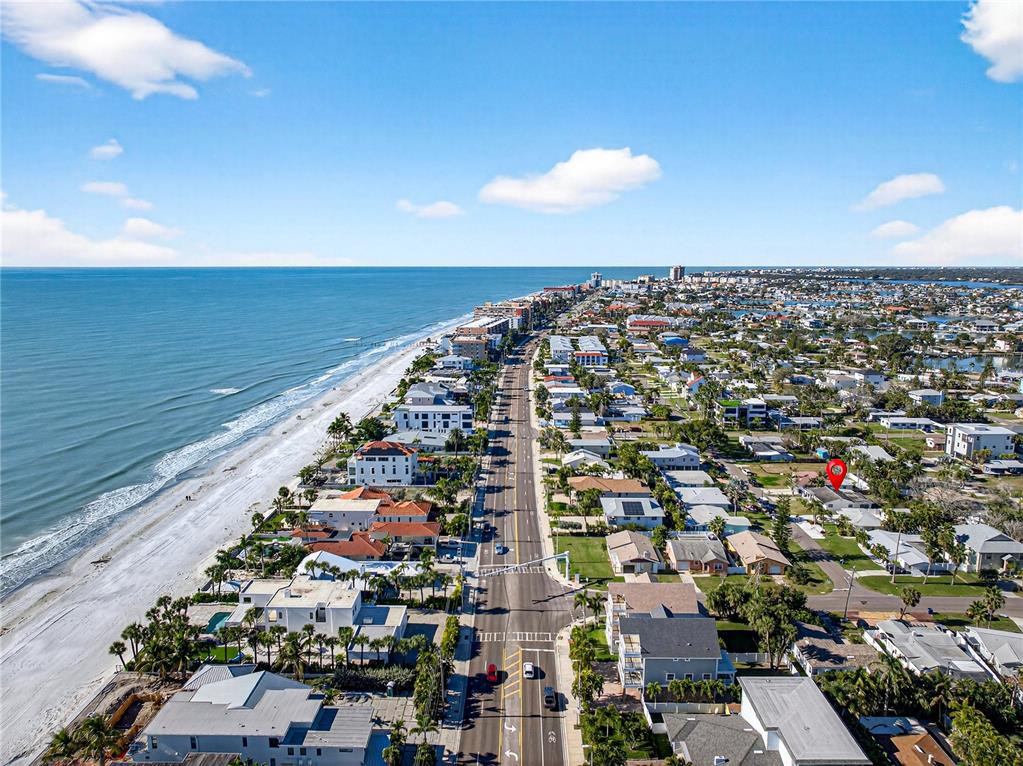 16105 1st Street East Redington Beach, FL 33708 - Photo 4 of 27 a view of a city and ocean view