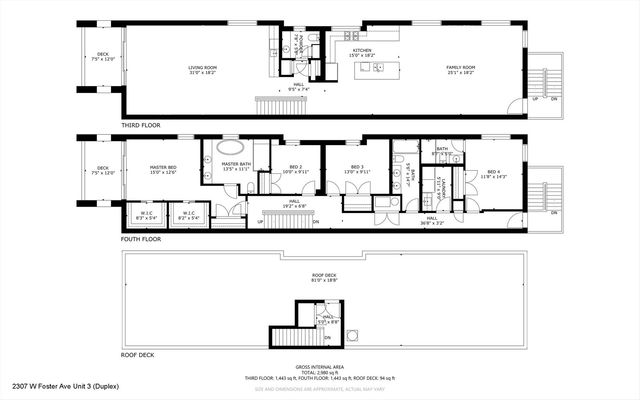 $1,197,000 | 2307 West Foster Avenue, Unit 3, Chicago, IL 60625