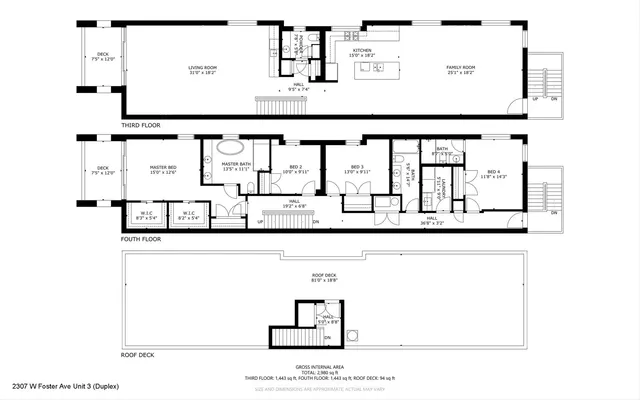 $1,197,000 | 2307 West Foster Avenue, Unit 3, Chicago, IL 60625