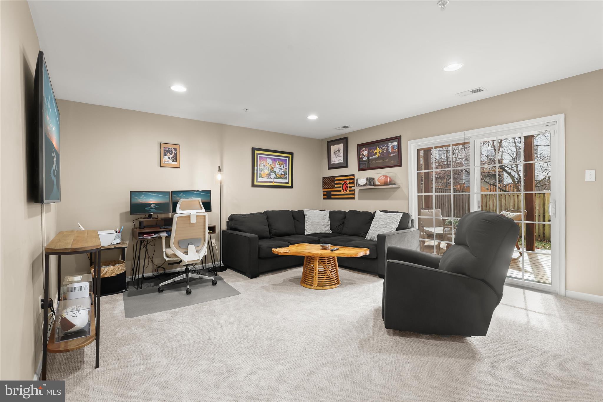1055 Lily Way Odenton, MD 21113 - Photo 26 of 56 a living room with furniture window and a flat screen tv