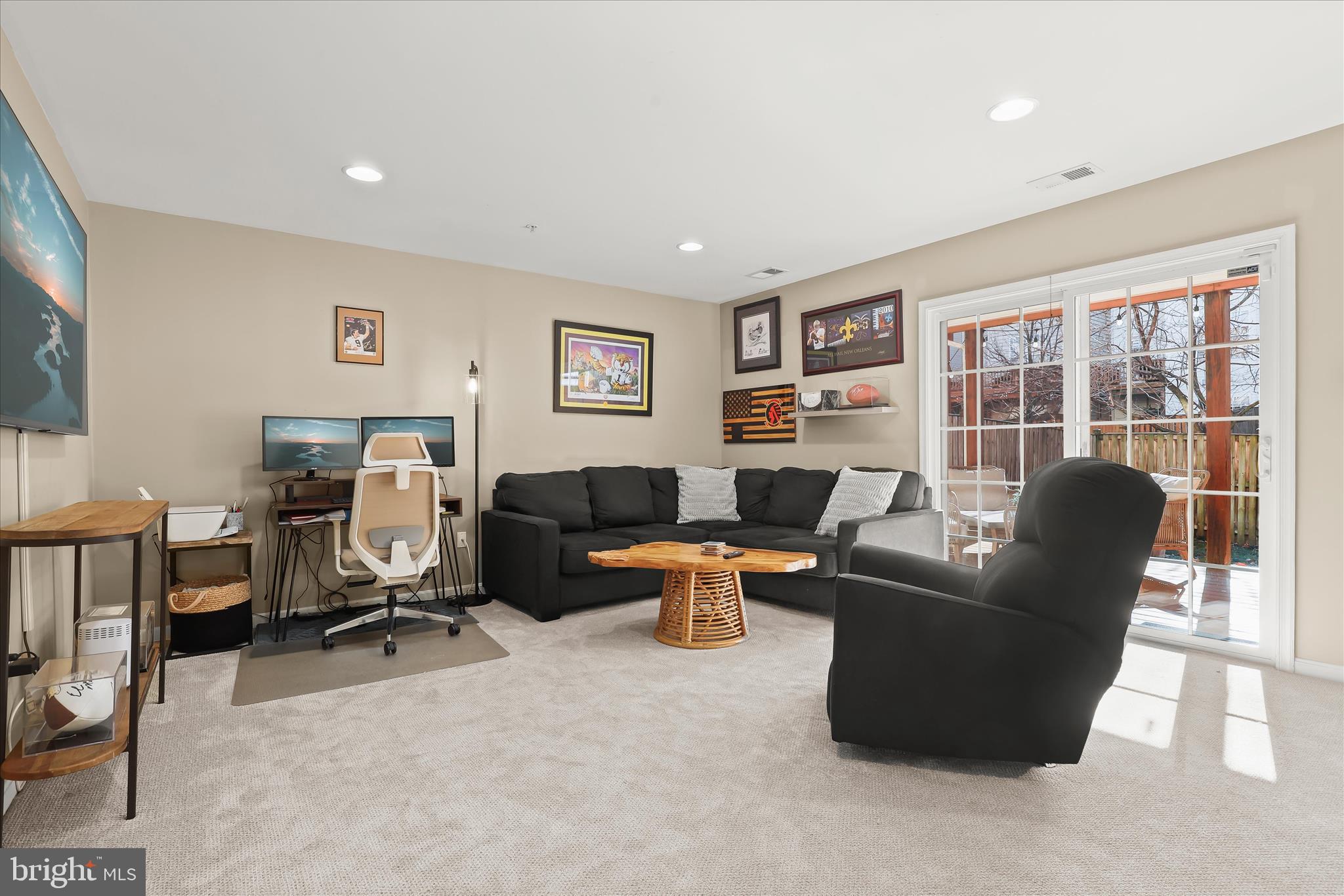 1055 Lily Way Odenton, MD 21113 - Photo 27 of 56 a living room with furniture window and a flat screen tv