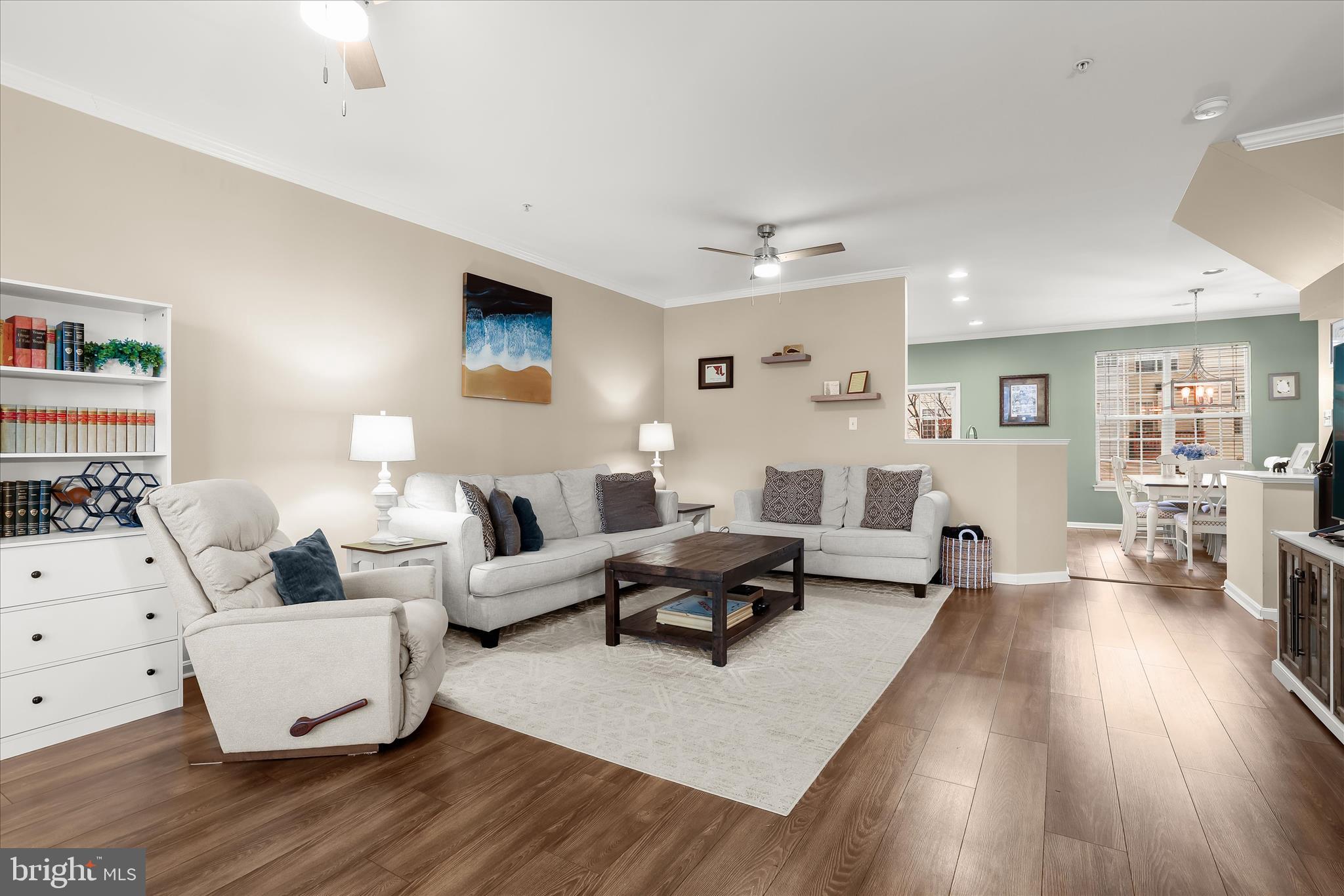 1055 Lily Way Odenton, MD 21113 - Photo 4 of 56 a living room with furniture and wooden floor