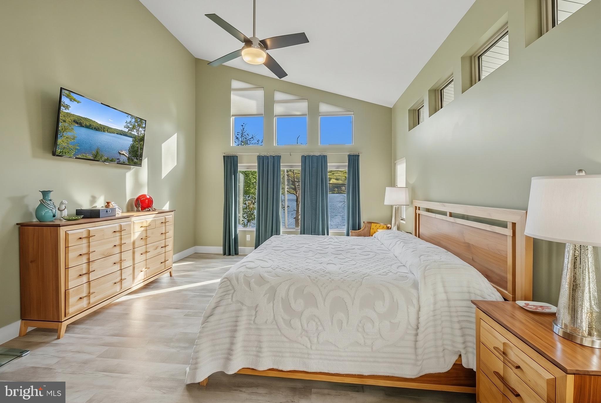 755 Rock Lodge Road McHenry, MD 21541 - Photo 47 of 85 Primary bedroom with expansive lake views