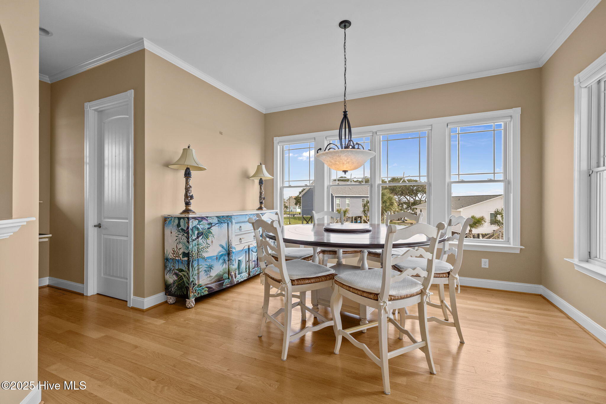 389 Live Oak Road Newport, NC 28570 - Photo 16 of 52 12 Dining room with SOUND VIEWS, 2nd fl