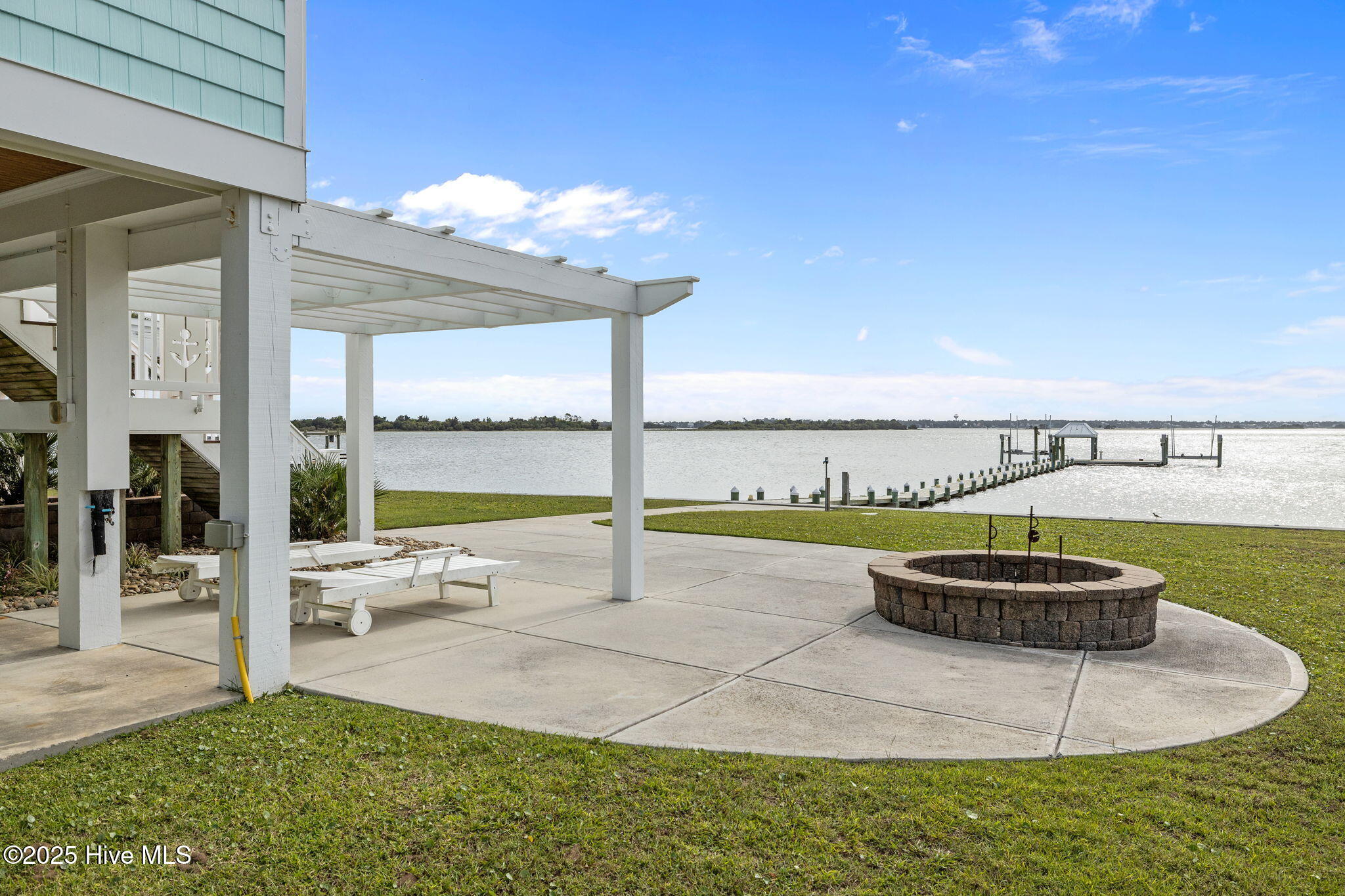389 Live Oak Road Newport, NC 28570 - Photo 47 of 52 43 Open patio with firepit to enjoy
