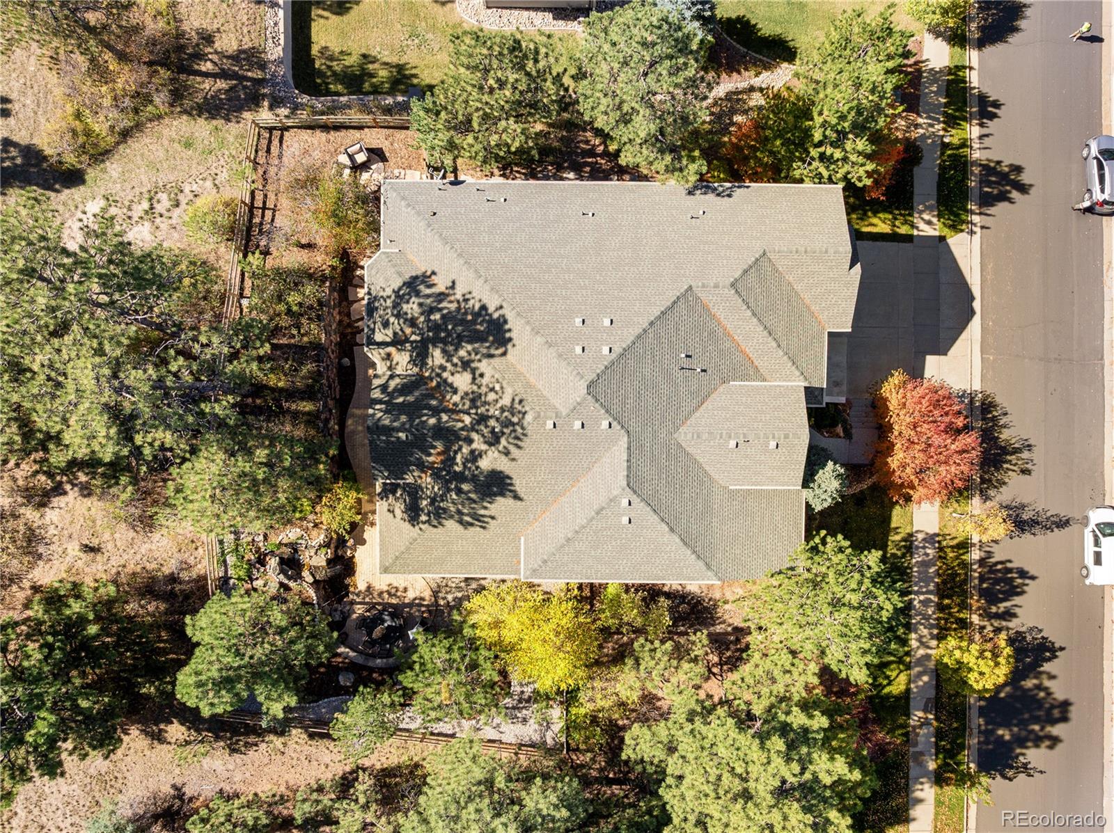 20132 East Shady Ridge Road Parker, CO 80134 - Photo 43 of 50 an aerial view of residential house with outdoor space