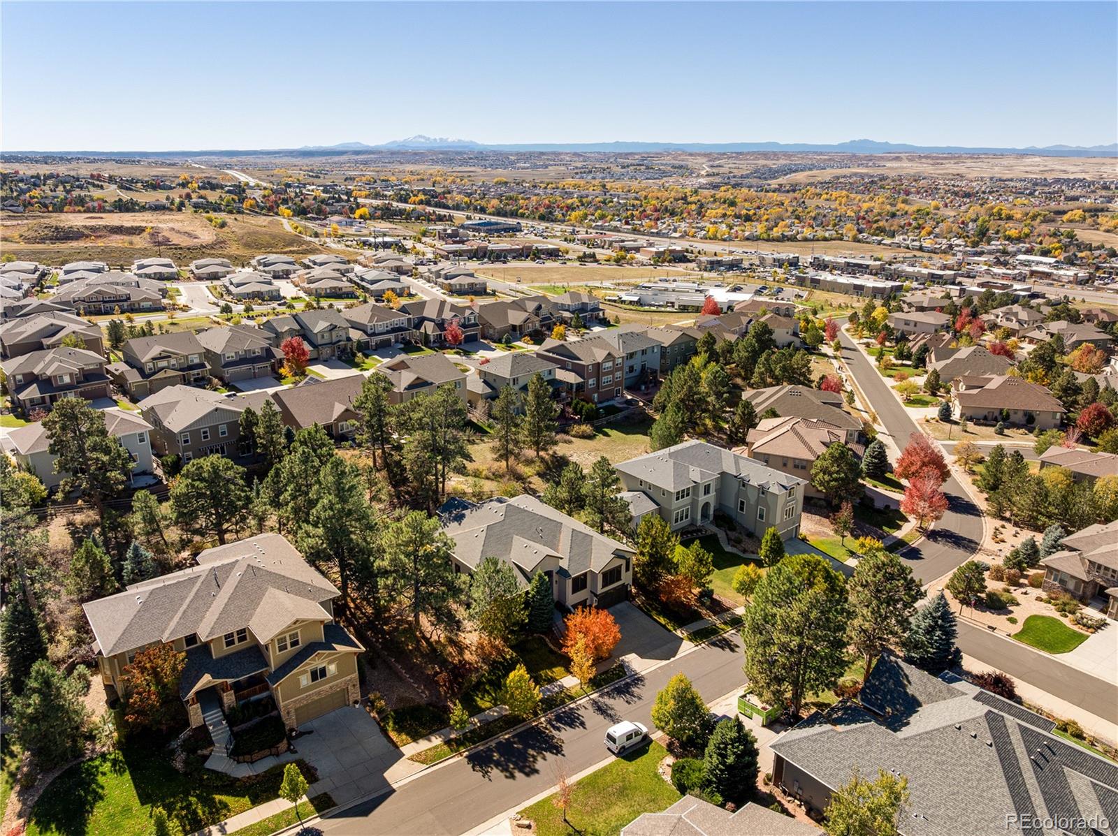 20132 East Shady Ridge Road Parker, CO 80134 - Photo 45 of 50 an aerial view of multiple house