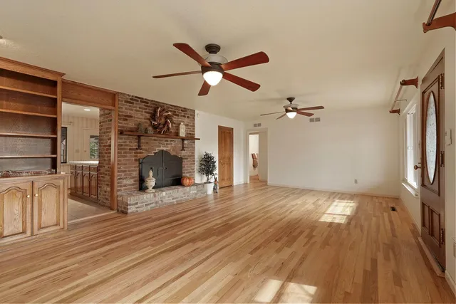 a view of livingroom with furniture and wooden floor