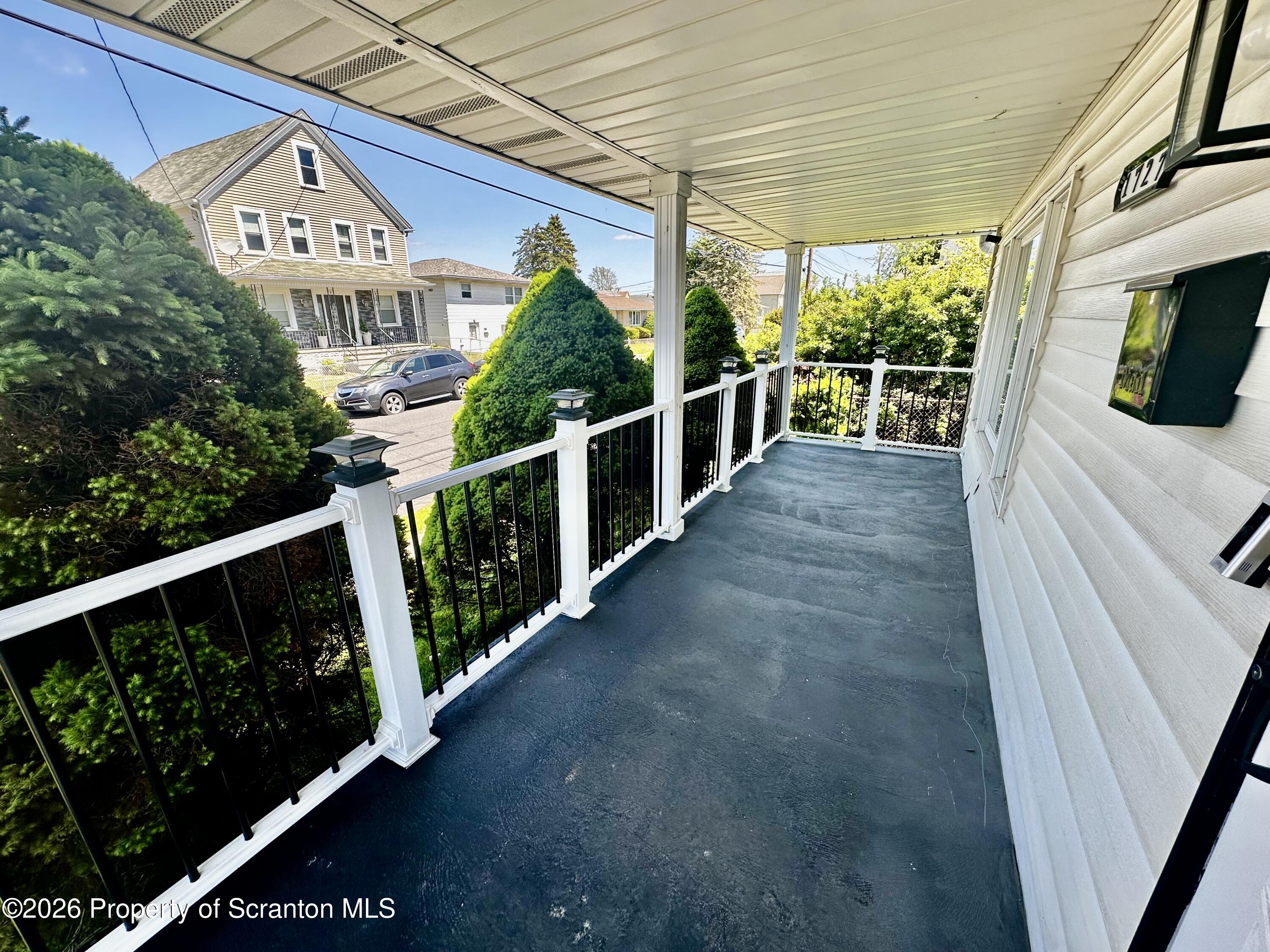 1727 Bulwer Street Scranton, PA 18504 - Photo 23 of 40 a view of a balcony
