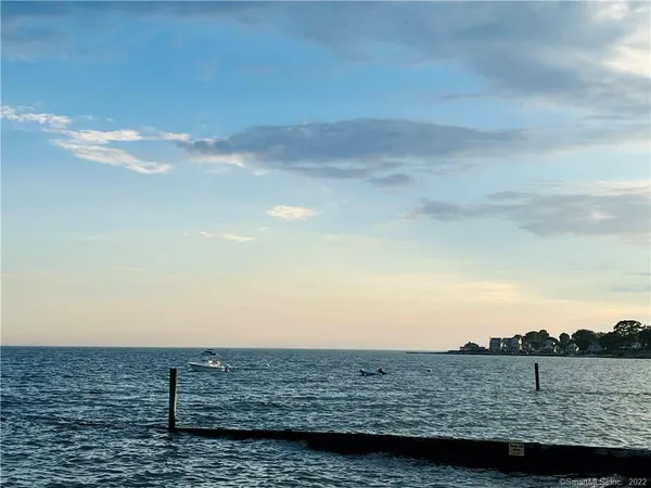 a view of ocean with beach