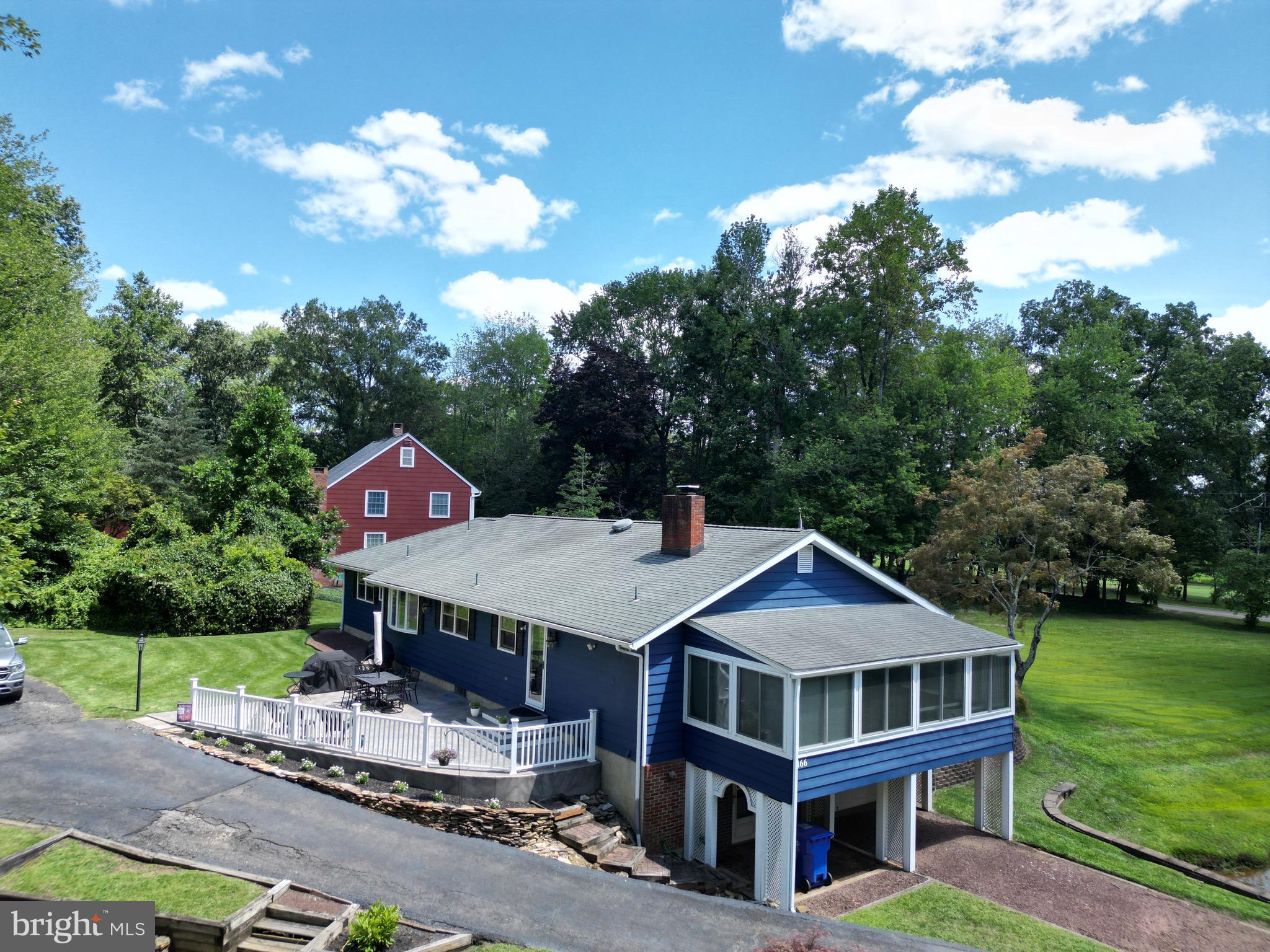 166 Larrison Road Wrightstown, NJ 08562 - Photo 3 of 5 Aerial back yard