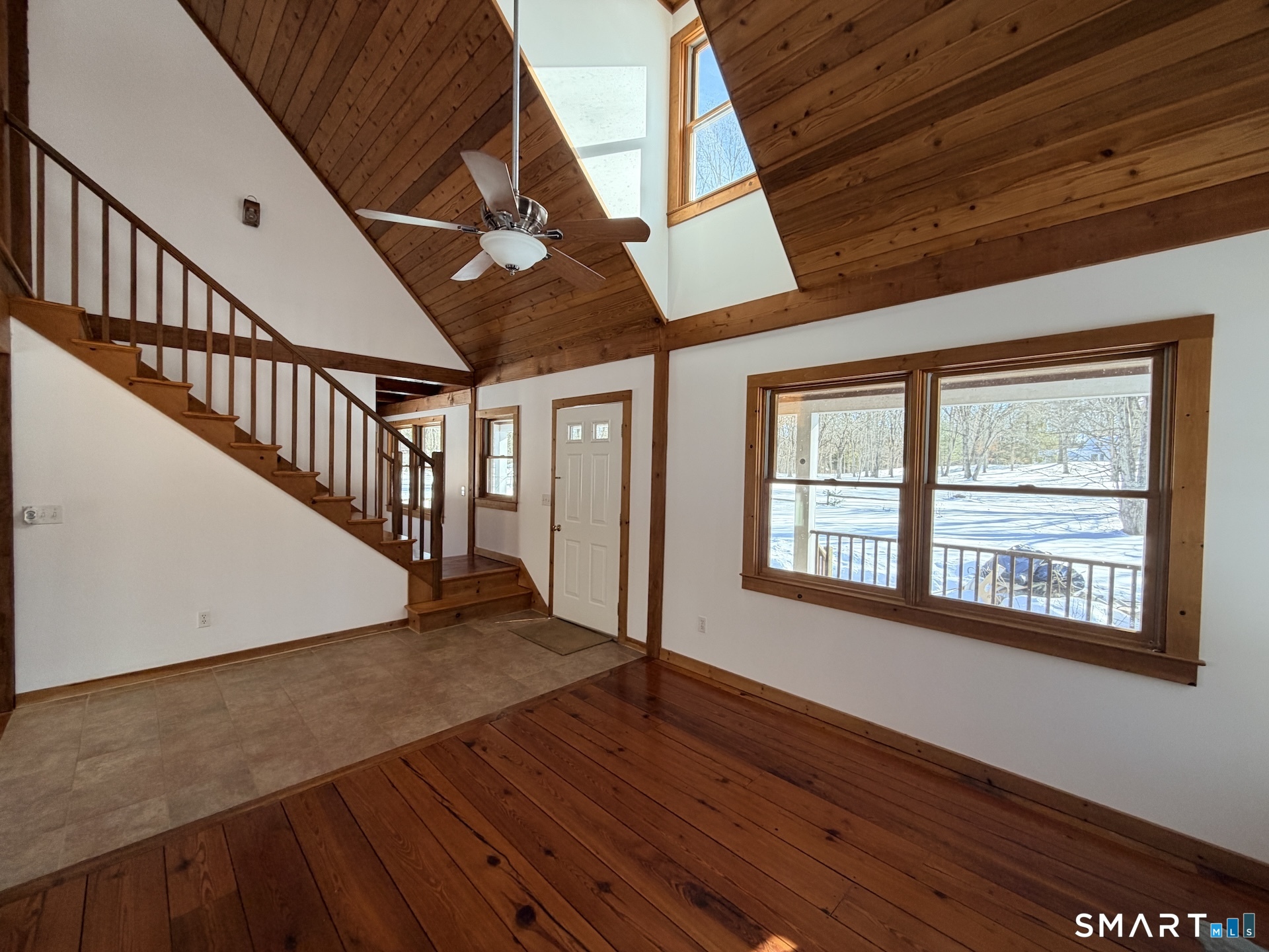 249 Woodbury Road Washington, CT 06793 - Photo 3 of 23 a view of an entryway with wooden floor