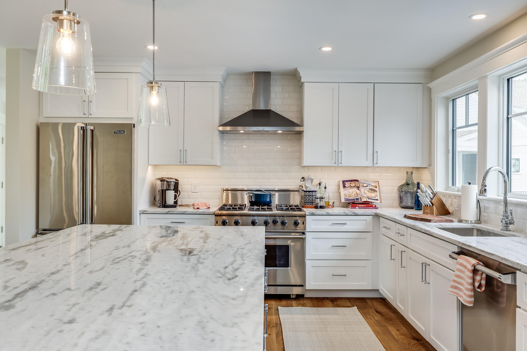 264 Tonset Road Orleans, MA 02653 - Photo 16 of 92 a kitchen with stainless steel appliances a sink stove and refrigerator