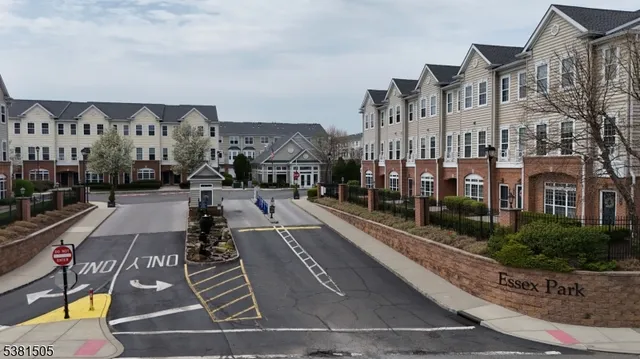 an aerial view of a city with lots of residential buildings