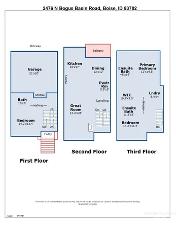 $699,888 | 2476 North Bogus Basin Road, Boise, ID 83702