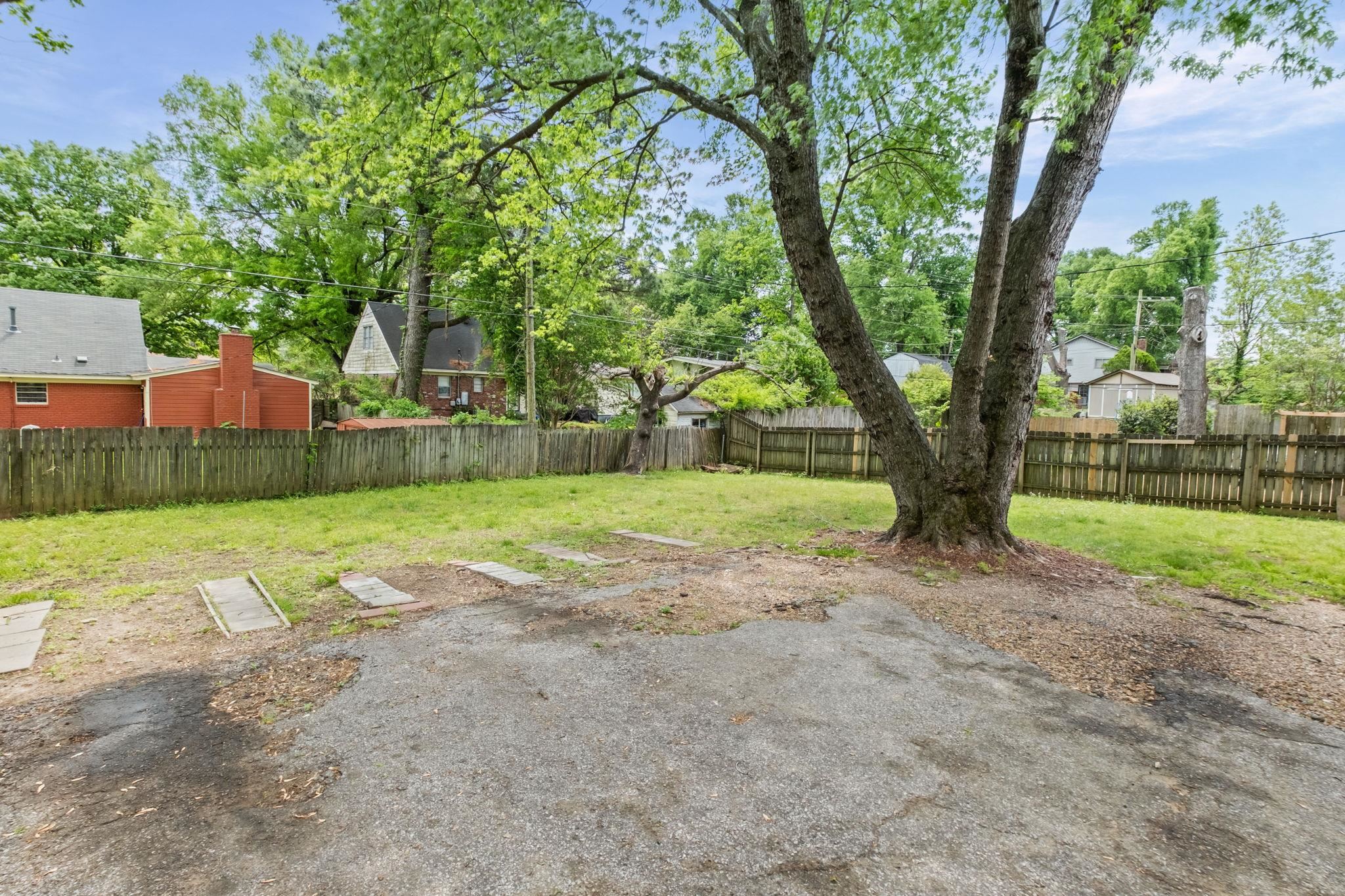 3580 Ramill Road Memphis, TN 38128 - Photo 20 of 24 View of fenced backyard