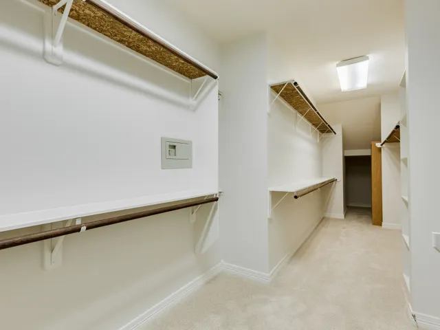 a view of a room with stairs