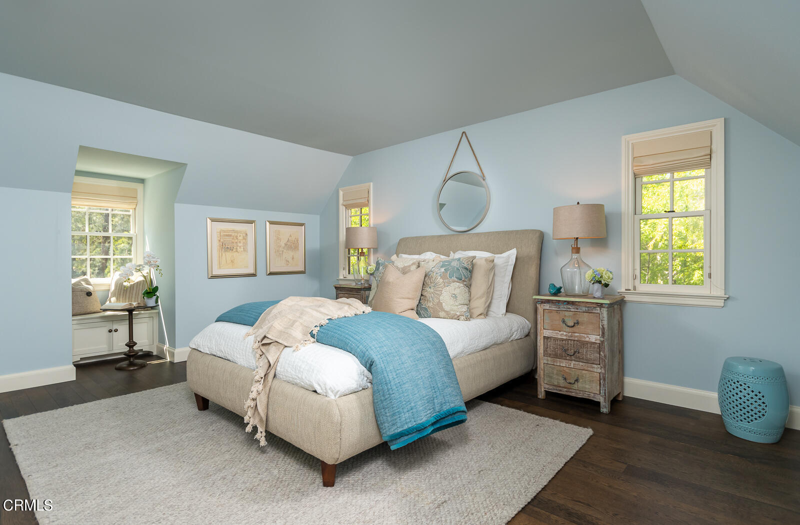 1449 Lida Street Pasadena, CA 91103 - Photo 14 of 35 a bedroom with a bed and wooden floor