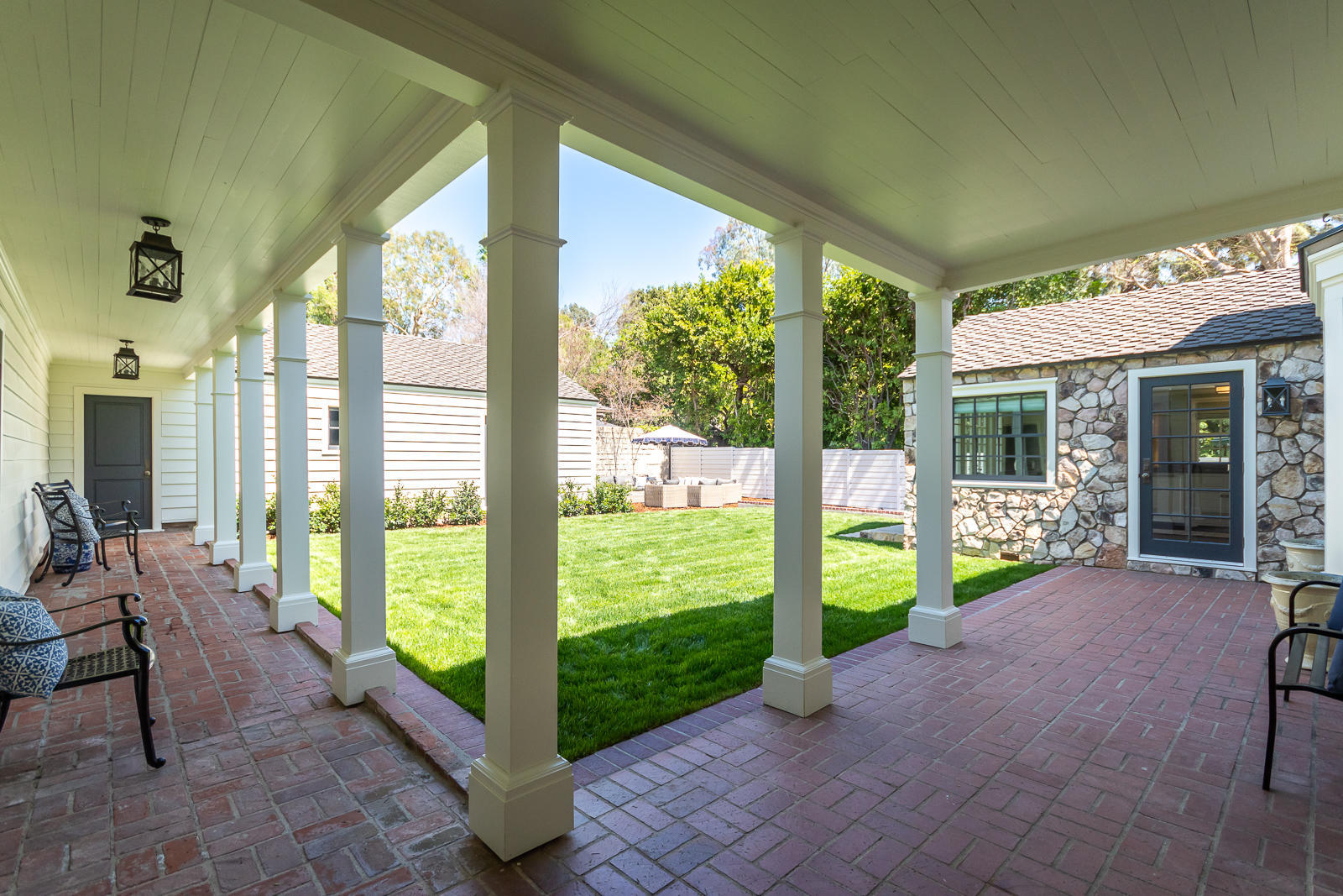 1449 Lida Street Pasadena, CA 91103 - Photo 23 of 35 a view of a porch with furniture and garden
