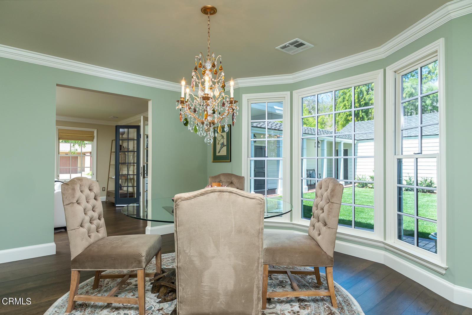 1449 Lida Street Pasadena, CA 91103 - Photo 7 of 35 a living room with furniture and a chandelier