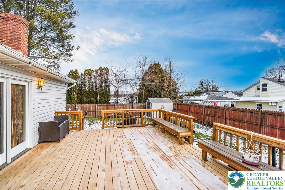 2702 Northampton Street Bethlehem, PA 18020 - Photo 45 of 51 a view of a balcony with wooden floor and outdoor seating