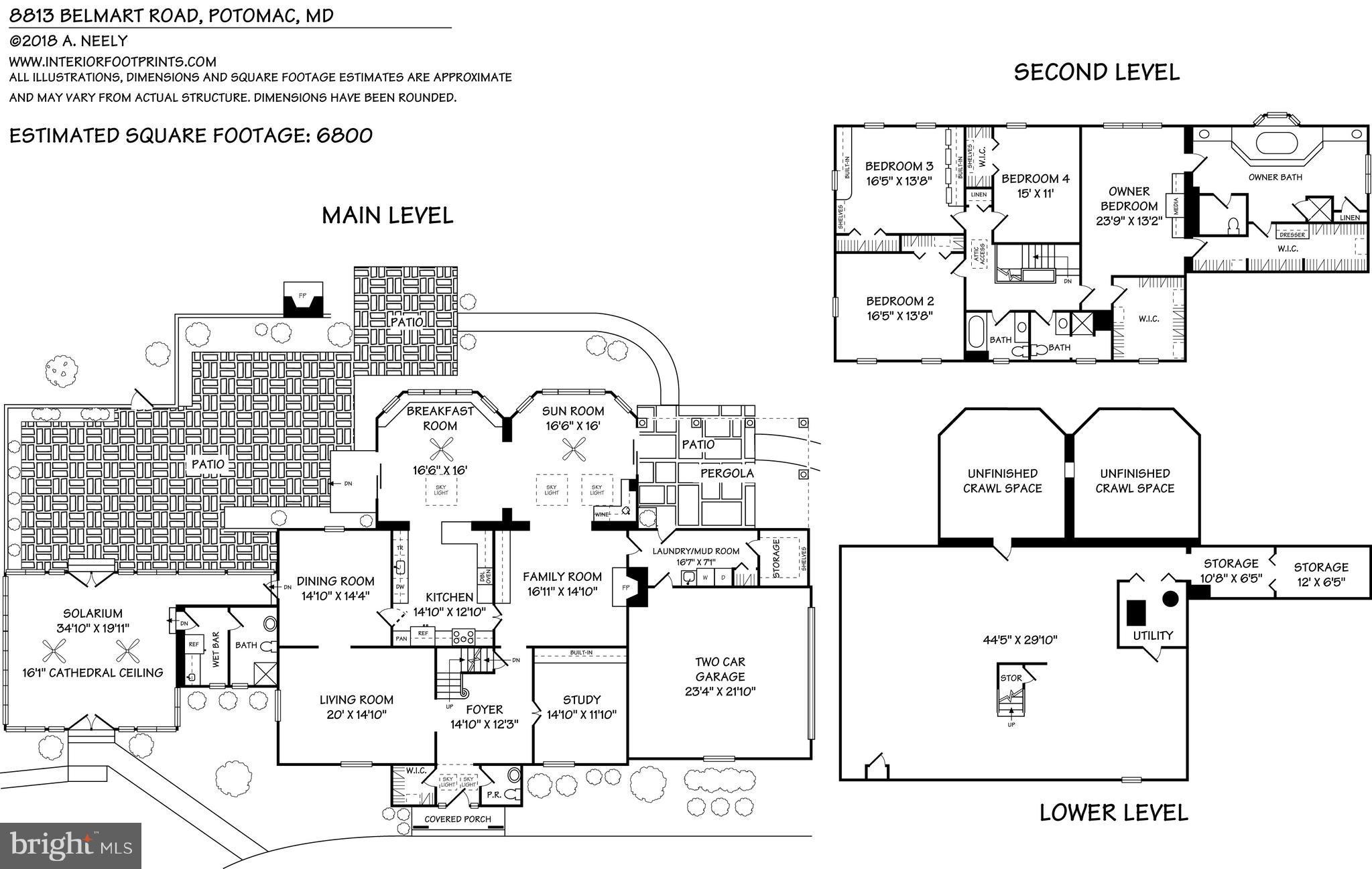 8813 Belmart Road Potomac, MD 20854 - Photo 23 of 23 Floor Plan