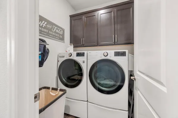 a view of a street with a house