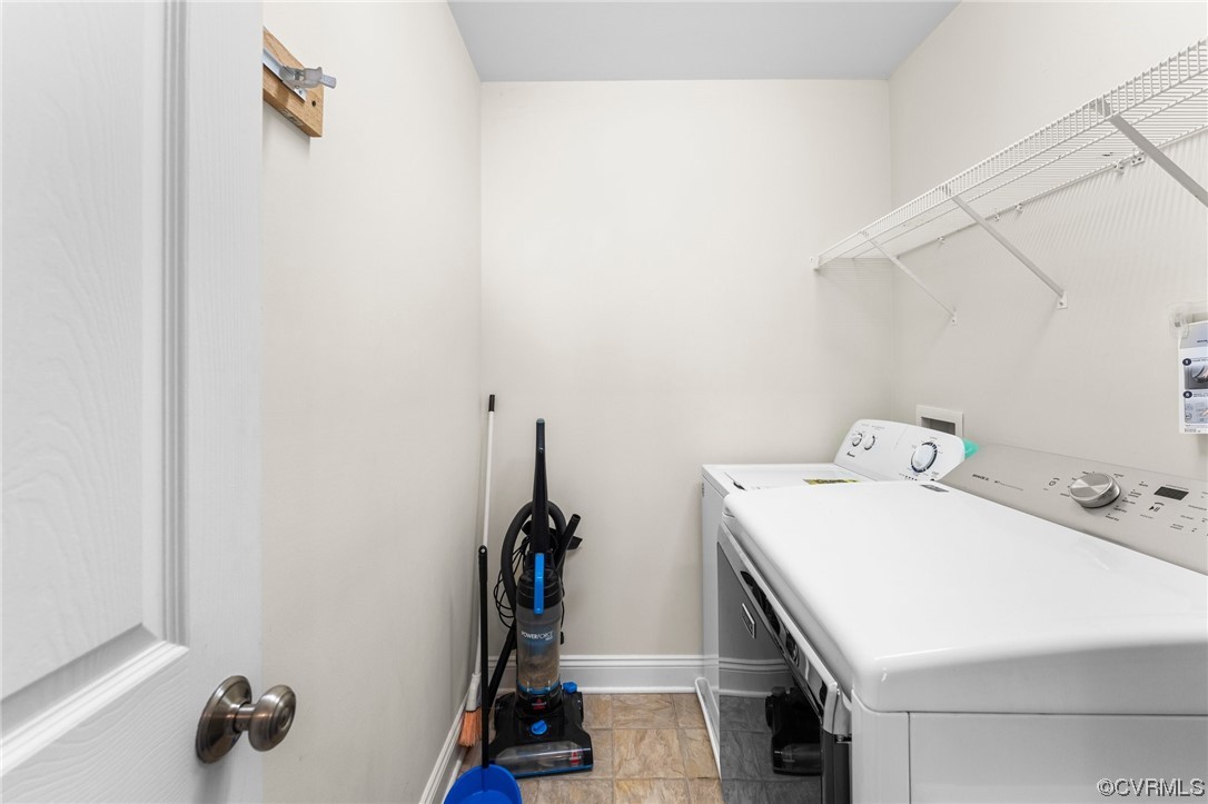 668 East Chinquapin Road King William, VA 23086 - Photo 21 of 21 a utility room with dryer and washer